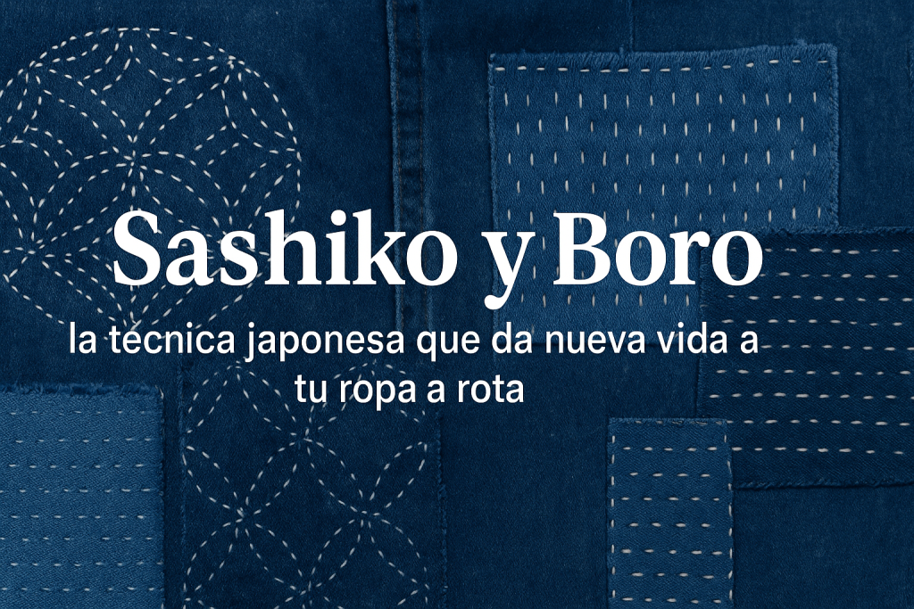 Sashiko y Boro: el arte japonés que transforma la ropa rota enmoda sustentable
